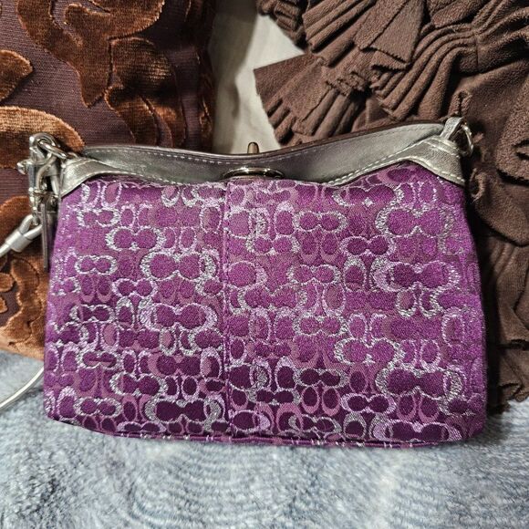 Rare Vintage Coach Y2K Large Limited Edition Wristlet Purse - Picture 3 of 6